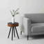 Table d'appoint avec pieds en bois massif-1201511908