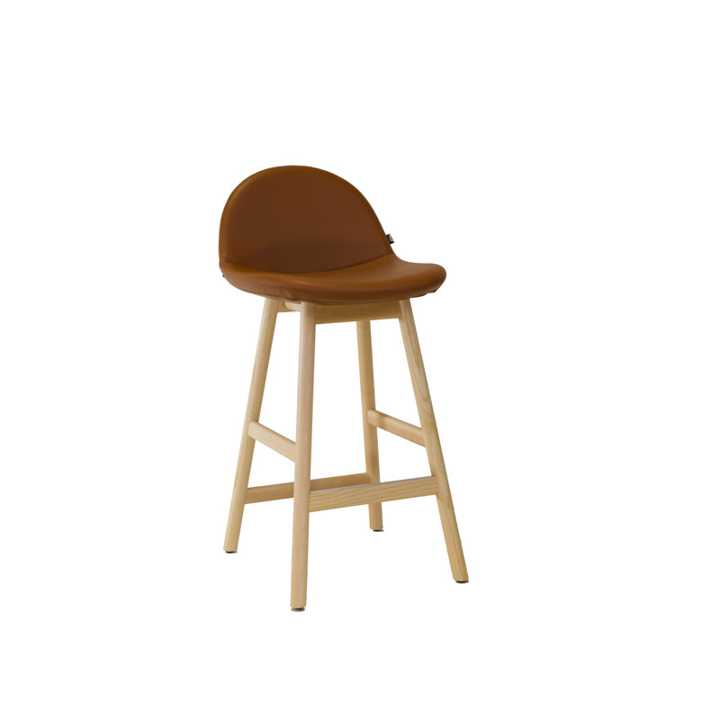 Tabouret de bar et de comptoir Surf, Tabouret de comptoir (siège d'une hauteur de 26,5, Noir