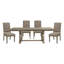Ensemble de table et chaises de salle à manger extensible Classic Luxury-129590399