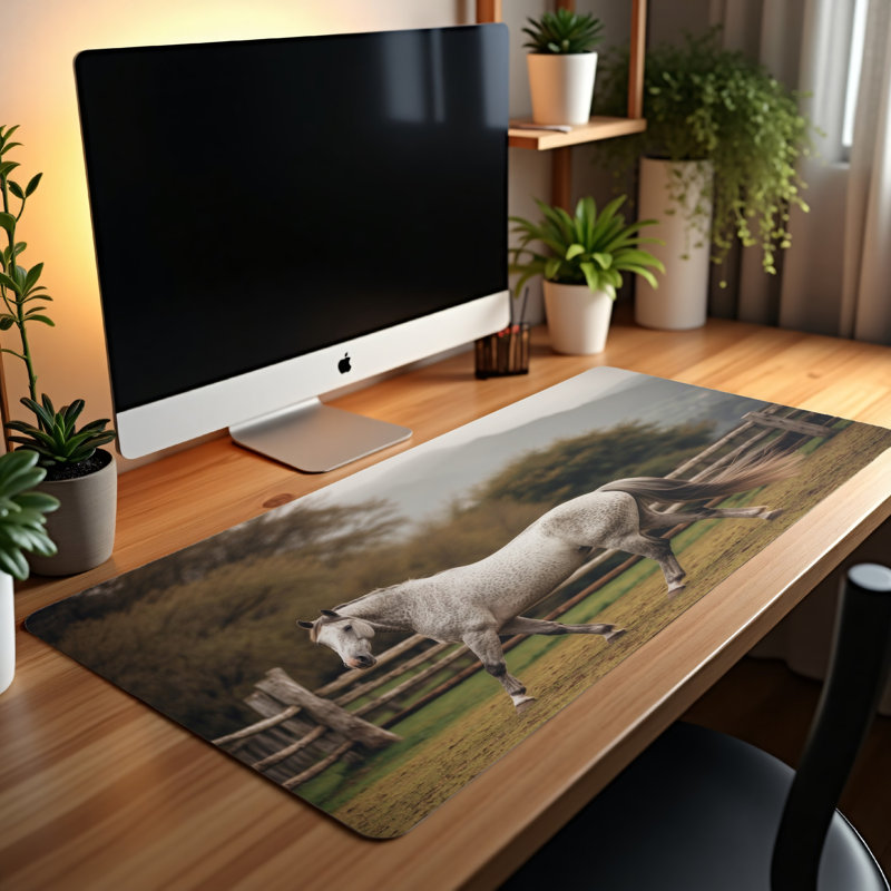 Polyester Desk Pad, 31.5x15.5