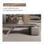 Bureau de direction 86,61 po style brun-661016676