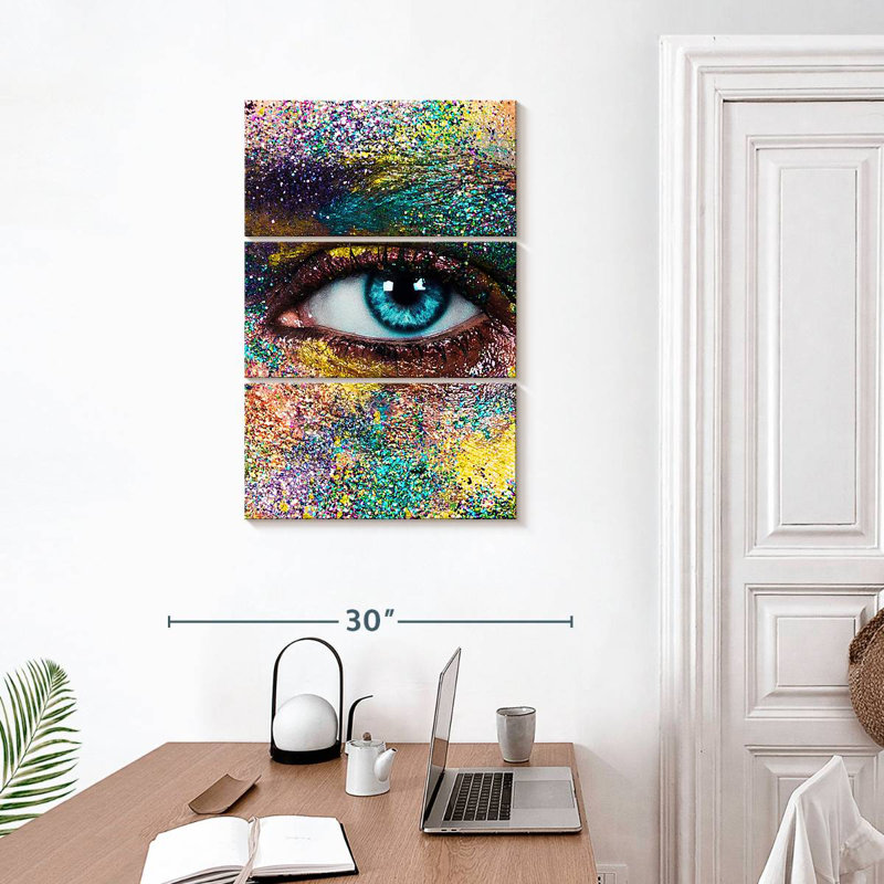 Shuttleworth Creative Glitter Makeup, 32" H x 20" W