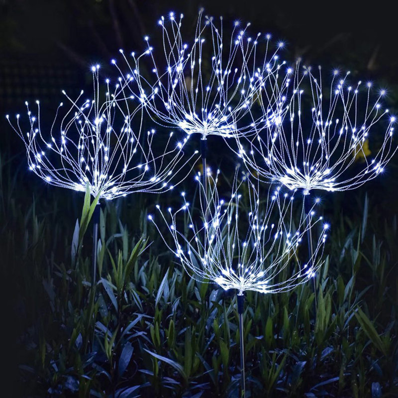 Solar Powered Integrated LED Pathway Light Pack, White