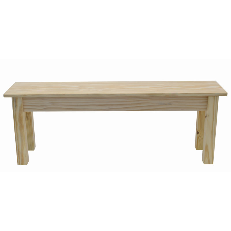 Banc en bois Marne, H 17 po x l 48 po x P 12 po