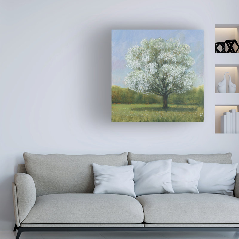 Tim Otoole «Spring Blossom Tree II», art sur toile, H 14 po x l 14 po
