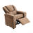 Kids Recliner Chair, Toddler Leather Sofa Lounge Chair With Armrest, Footrest, Headrest For 3-9 Years Old