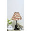 Abat-jour abat-jour amovible en lin à motif floral en lin artisanal - SaraswaTI-324292109