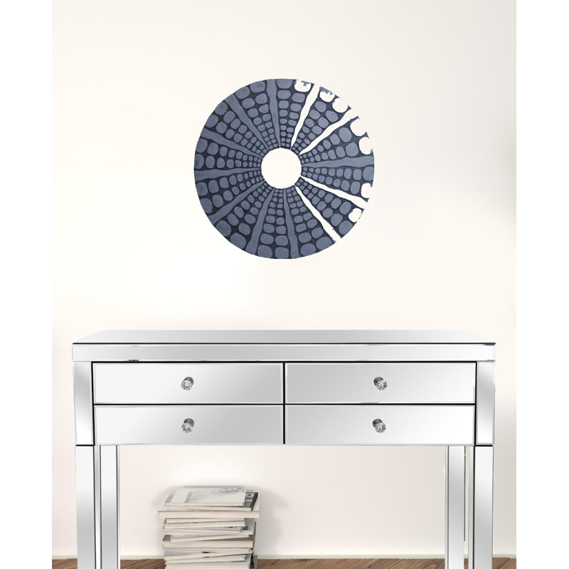 Grès 1 po x 19 po x 19 po, poli fin, rond avec finition galet Stardust - Décoration murale