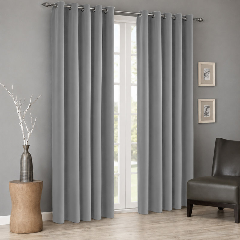 Room Darkening Curtain Panel Pair, 168 cm X 137 cm