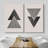 Mid-Century Spiral Triangle Polygon Variety Abstract Shapes Modern Minimalist-92285512-92285511