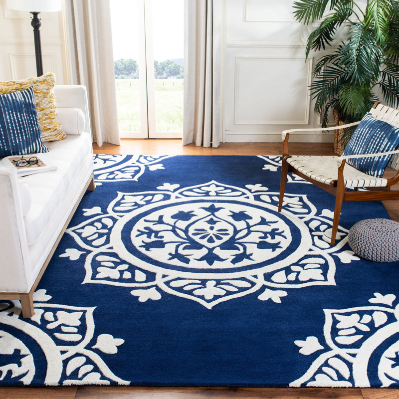 Tapis en laine Rudra, Rond 5 pi