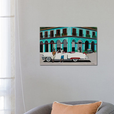 Turquoise Havana, Cuba - reproduction d'art sur toile tendue