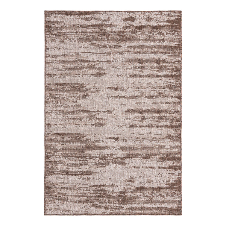 Brown Cartago Indoor/Outdoor Modern Rug