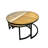 Modern Black 28" x 14" Nesting Coffee Table Set with No Assembly