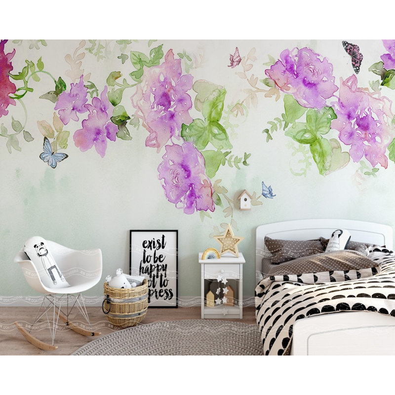 Panneau mural l 6,25 pi x l 112 po Flower Blossom, L 8,17 pi x l 12,5 pi