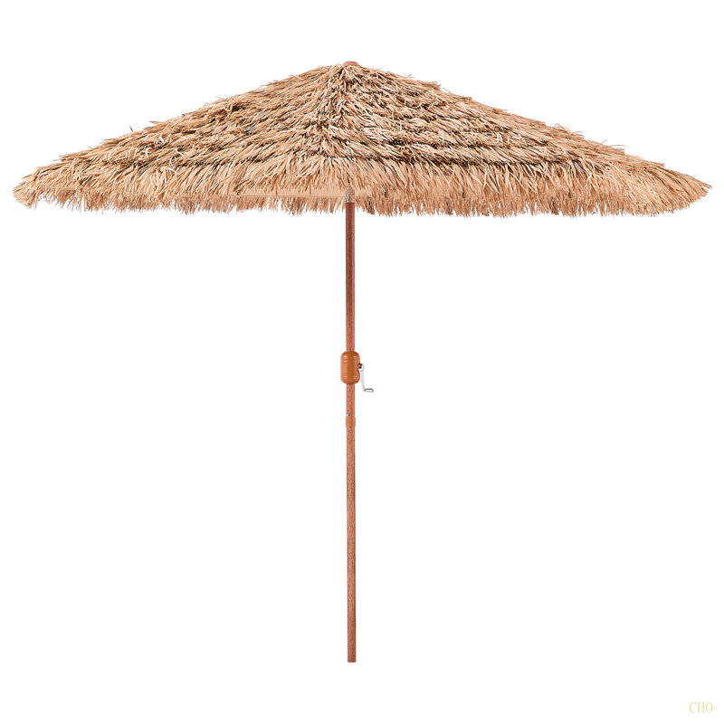 Parasol de patio en chaume 9 pi Tiki Umbrella