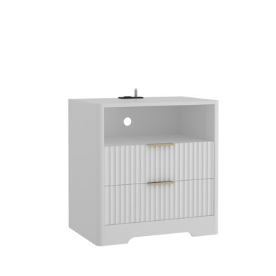 Smart Nightstand with Night Light