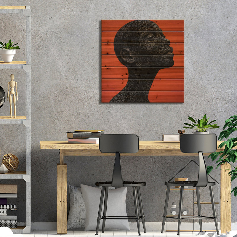 Nataana par Steve Nyaga - impression sur bois sans cadre