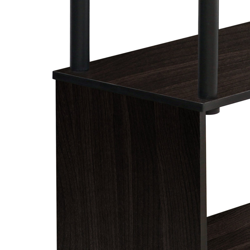 Desirae 121.9cm H x 59.7cm W Plastic + Manufactured Wood Etagere Bookcase