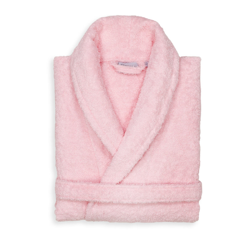 Peignoir 100% coton éponge Terry, Rose, Petit / moyen