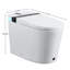 Toilette moderne moderne en céramique blanche avec couvercle à ouverture / fermeture automatique, modes de lavage multiples, capteur de pied et nuit - profondeur de 27,41 po, largeur de 16,44 po, hauteur de 18,24 po, poids de 84,34 lb, siège de bidet intégré, DEL