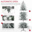 Arbre de Noël artificiel 7,5 pi