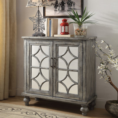 Table rectangulaire gris patiné - Accessoire de salon rustique fonctionnel et attrayant