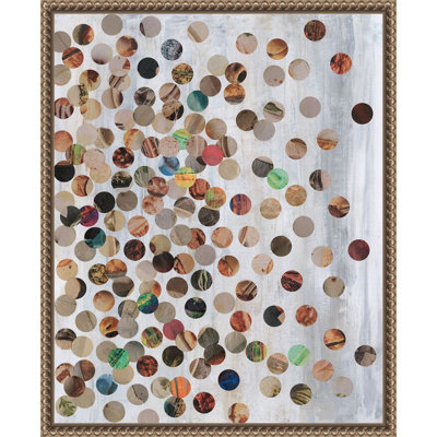 «100 Pennies II» par Natalie Avondet, reproduction d'art sur toile encadrée