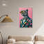 Art mural rose raffiné Roar II-117593525-117593676