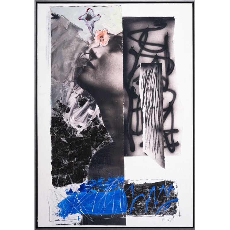I Am Woman by Elige - Floater Frame Mixed Media Artwork on Canvas