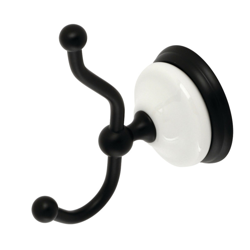 Crochet pour robe Kingston, Noir mat