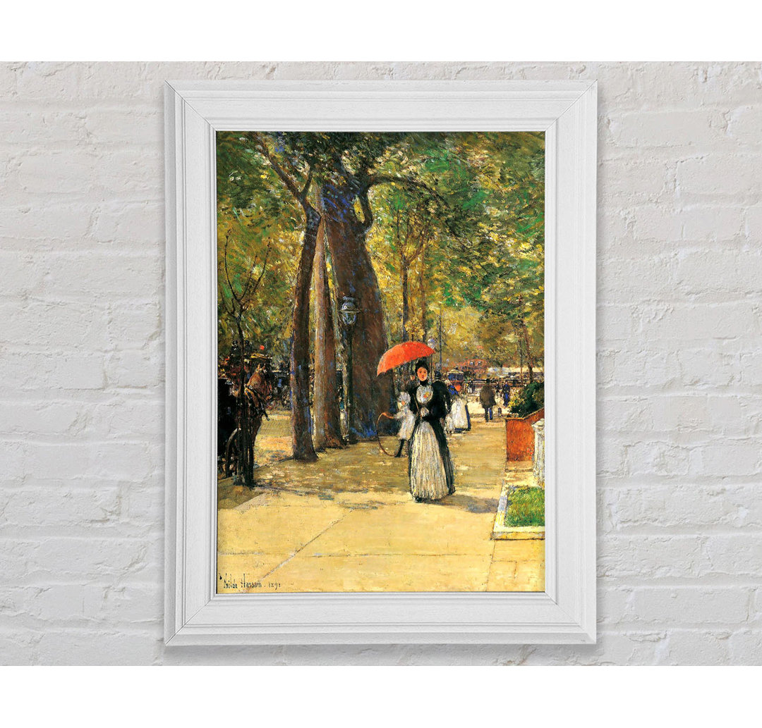 Die Fifth Avenue Beim Washington Square von Hassam - Einzelne Bilderrahmen Kunstdrucke