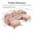 Modular Chenille  Sectional Sofa-117093357-129915678