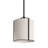 Pasadena 1 - Light Black/White Single Pendant
