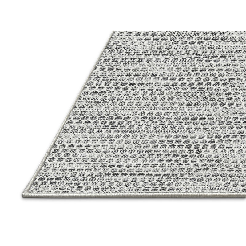 Tapis gris zone contemporaine Ingle, Rectangle 5 pi 0 po x 8 pi 0 po