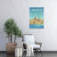 «Valletta Grand Harbour View Serene Abstract Contemporary Architecture City», art mural-686555178