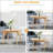 55" Solid Wood Kitchen Table