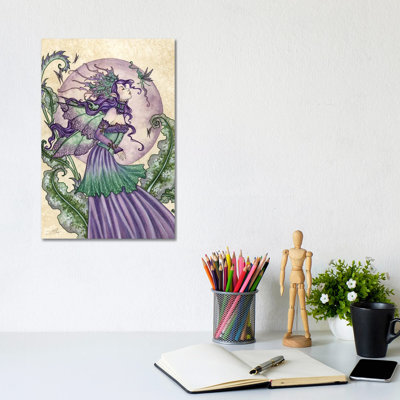 «Pixie Gossip» par Amy Brown, impression sur toile tendue