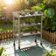 3-layer Outdoor Fir Wood Potting Bench-1378949290