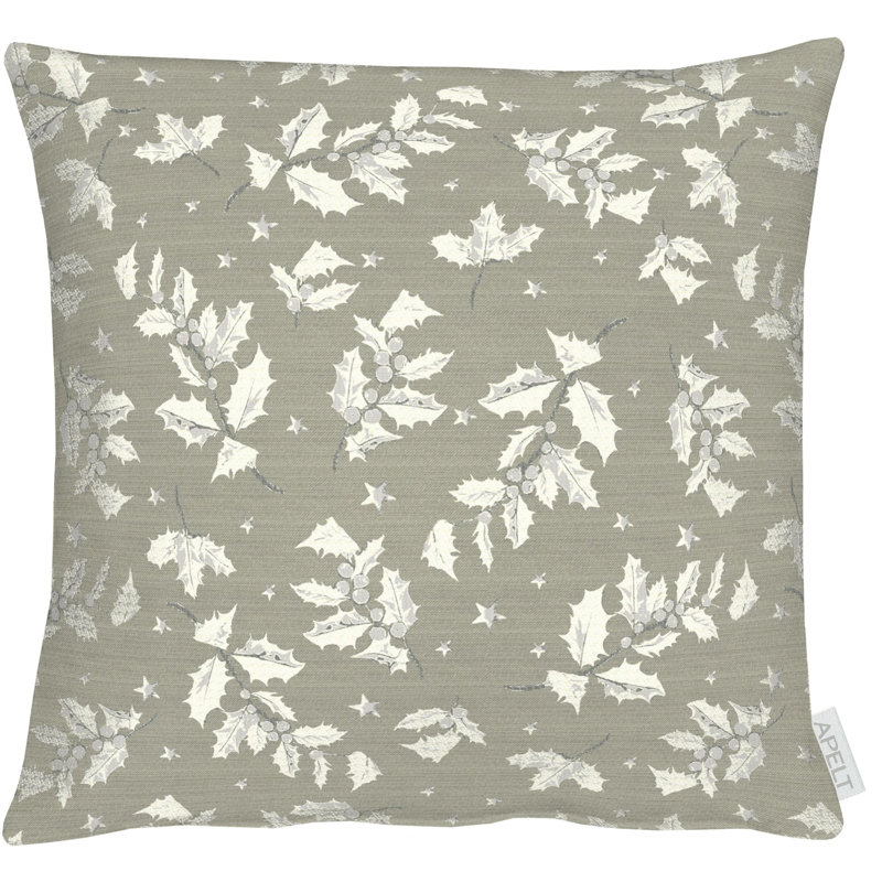 Square Throw Cushion, Taupe