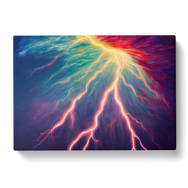 Striking Lightning Vol.1 - Wrapped Canvas, 40cm H x 60cm W x 3cm D