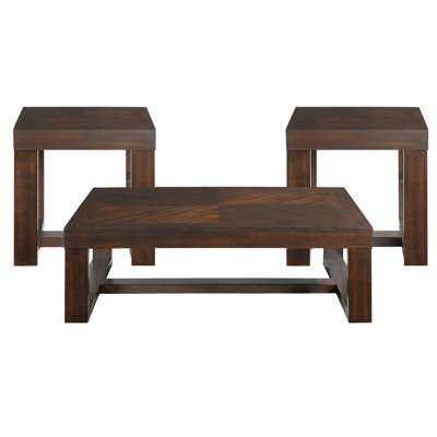 Schiavone 3 Piece Coffee Table Set by Gracie Oaks