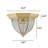 2-Light Modern Vintage Semi-Flush Mount With Clear Glass Shade