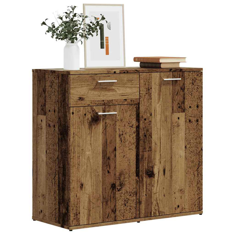 Dellas 80cm Sideboard, Old Wood