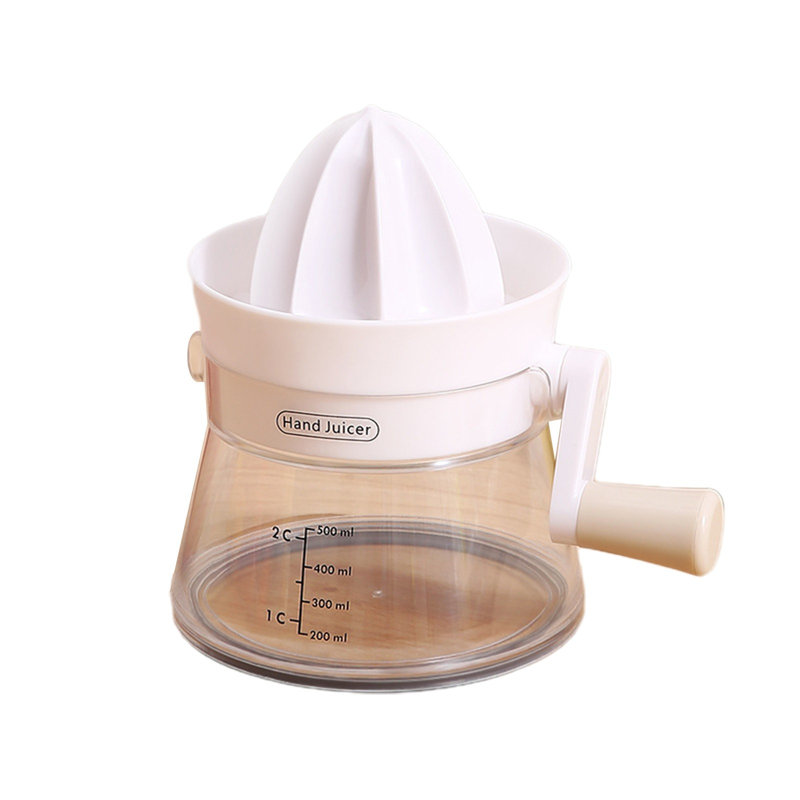 Centrifugeuse à main avec extracteur de jus de citron et de jus d'orange, White