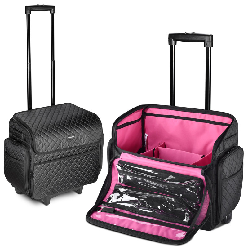Nasiya Fabric 4 Compartment Makeup Organizer