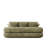  Sicilia 82'' Compression Corduroy Sofa Bed,Upholstered Sleeper with Back Cushions-1870283772