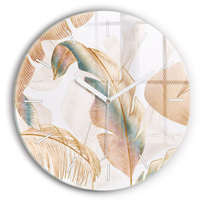 Glass Wall Clock