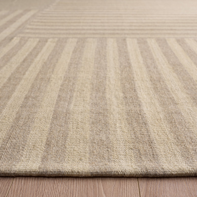 Canyon Wool Striped Area Rug, Rectangle 9' x 12'