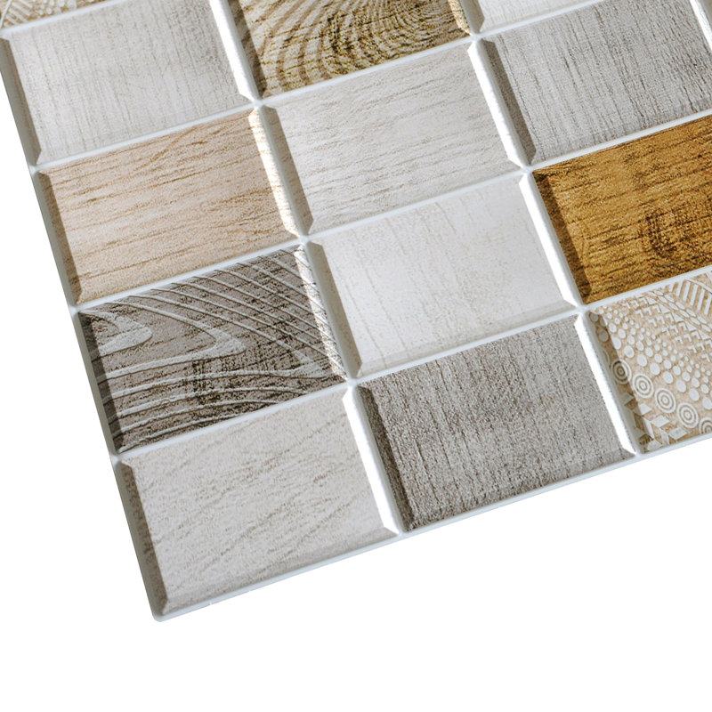 19" x 38" 3D Wall Panel in White (5-Pack)